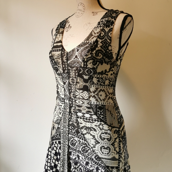 Vintage FUZZI Jean Paul Gaultier  polyamide nylon dress - Picture 2 of 10